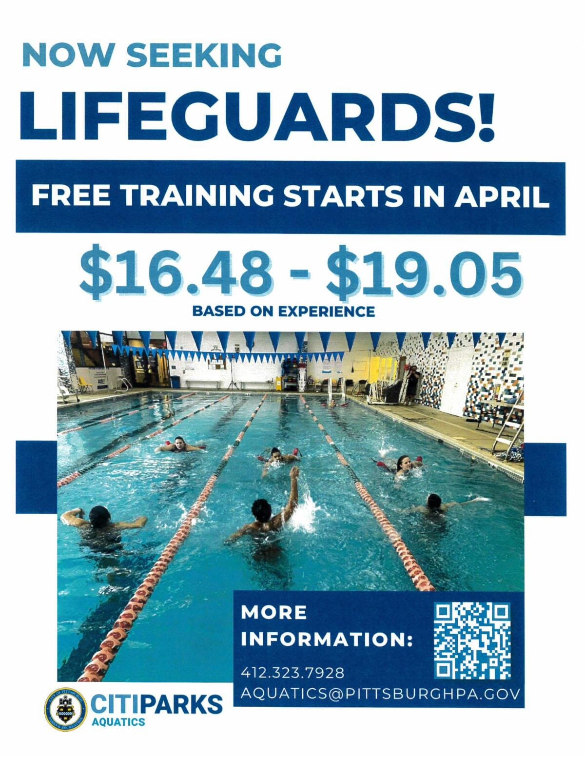 Citiparks lifeguards wanted for work