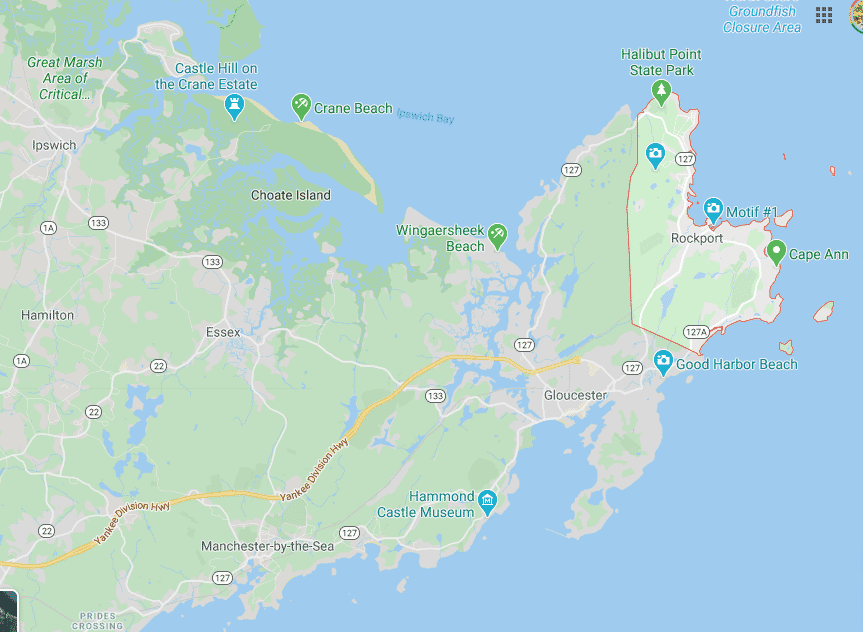Rockport, MA - map view
