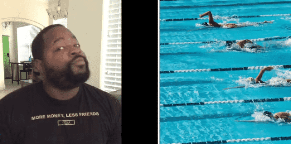 Josh Pray talks about swimming