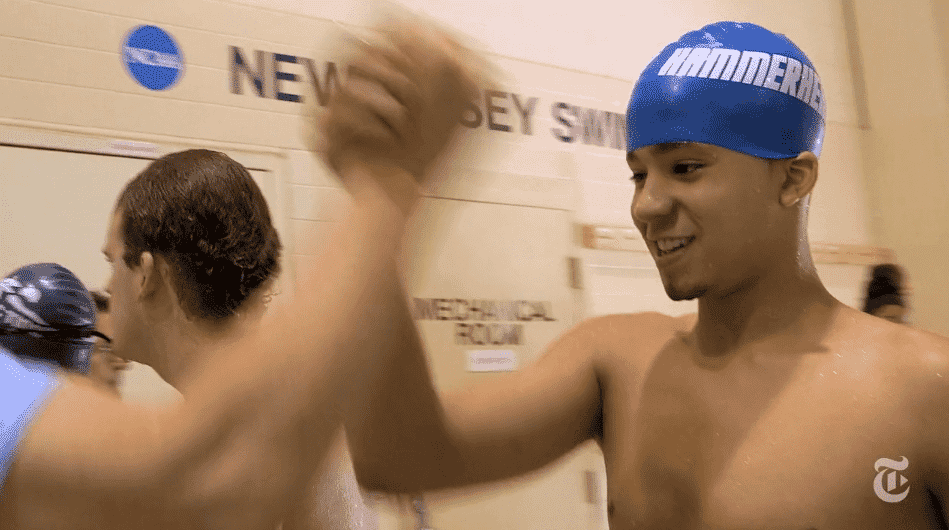 Hammerhead swimmer: Robert