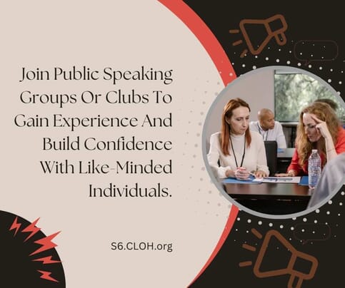 Join Public Speaking Groups
