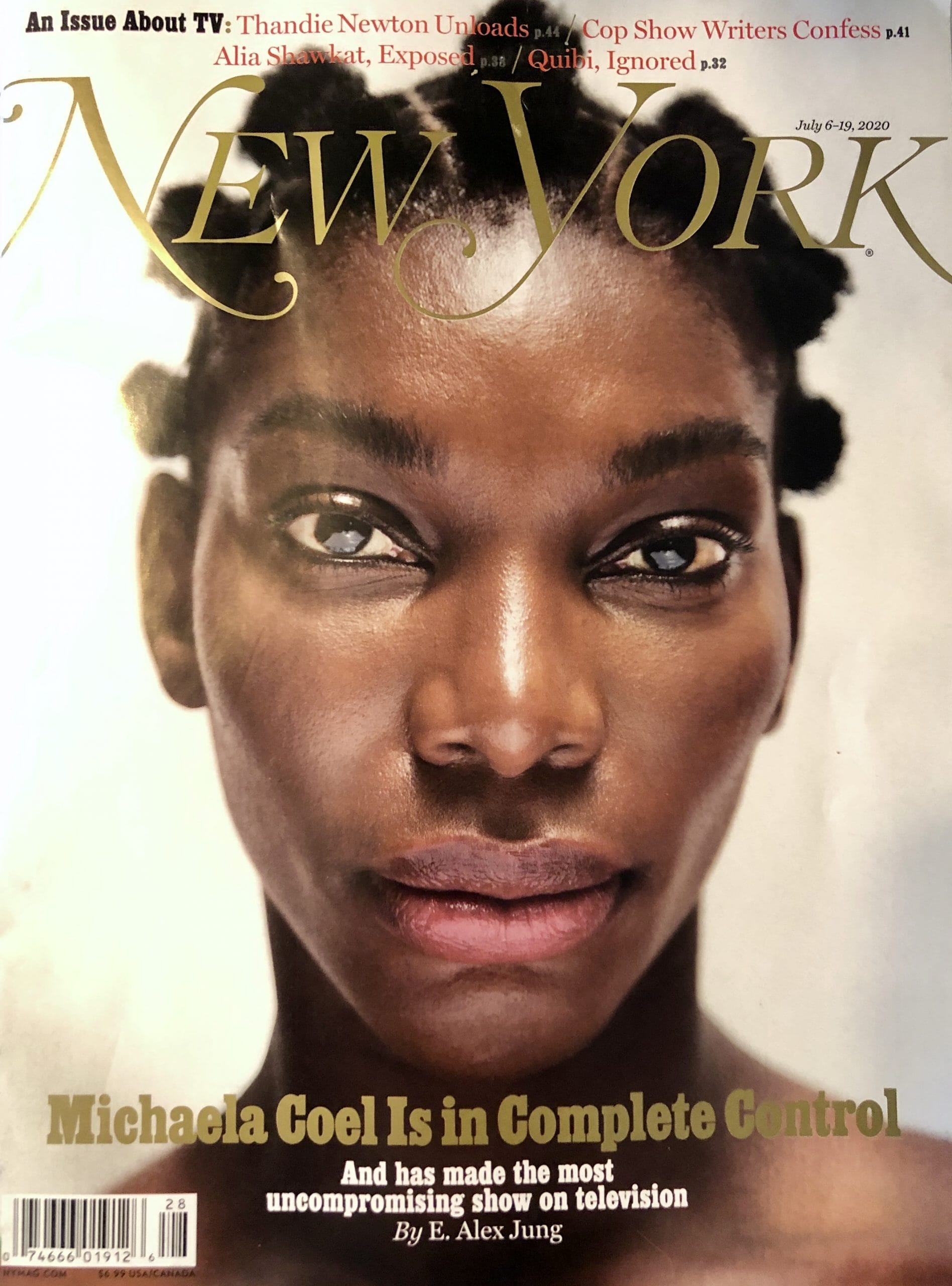 Cover of New York magazine, July 2020